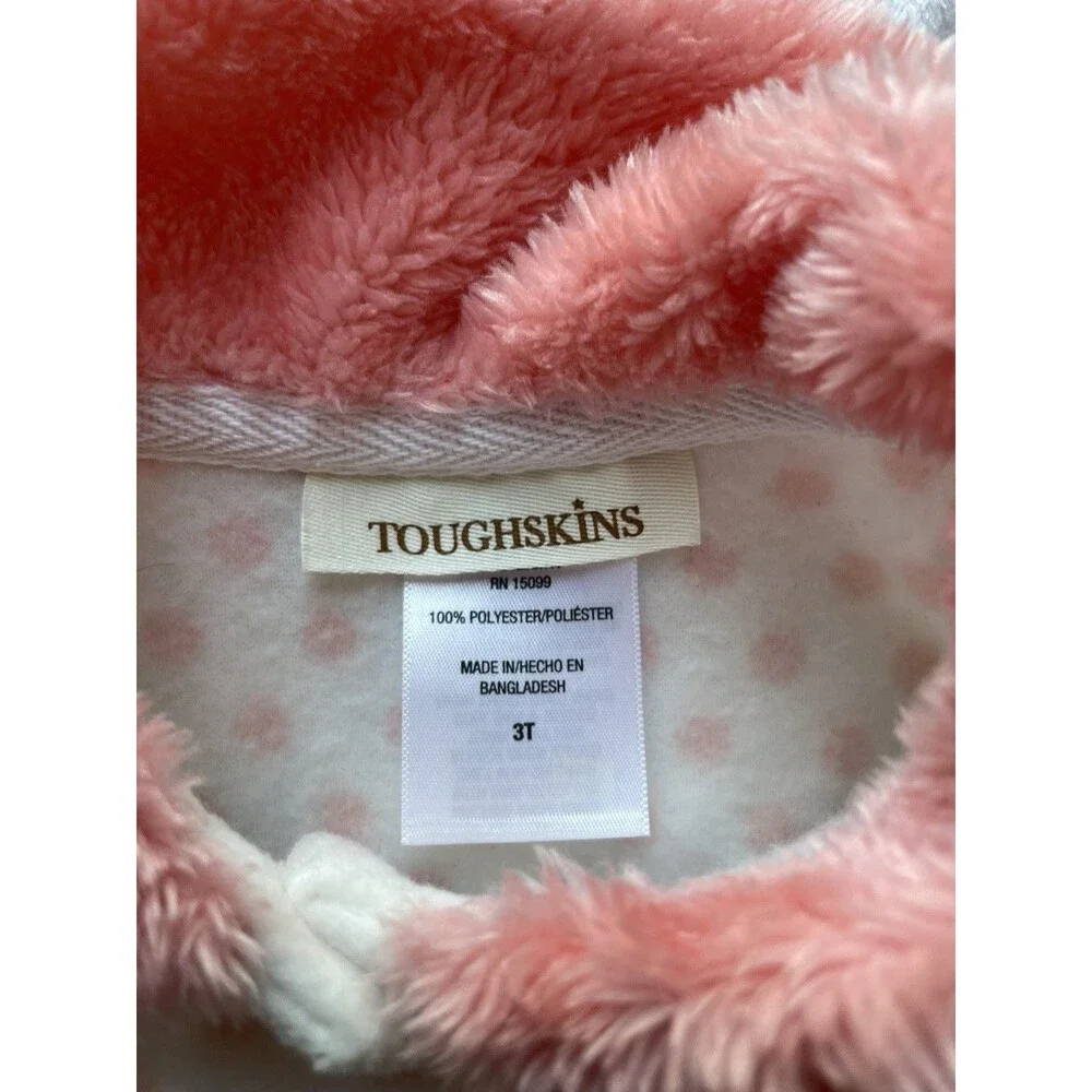Toughskins Girls 2-Piece Outfit Set  White & Pink  Size 3T